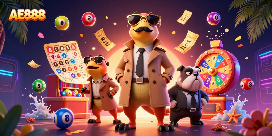 Join the fun at AE888 with raptors in a trench coat entering a VIP casino lounge.
